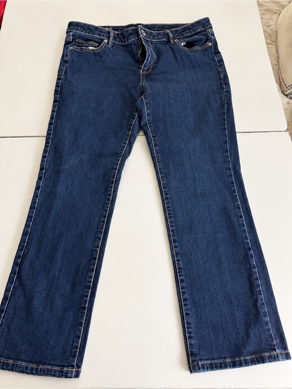 Liz Claiborne Women's Dark Blue Flare Jeans